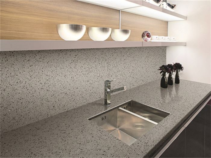 quartz countertops dark grey