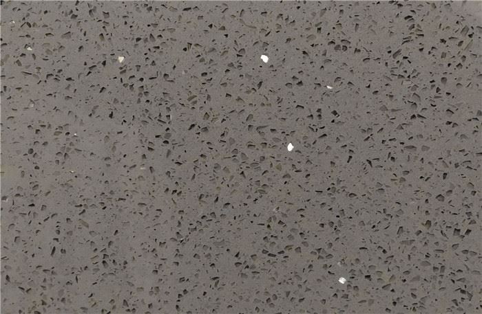 quartz countertops dark grey polished