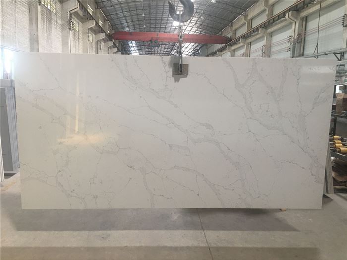 luxor calacatta quartz polished slab