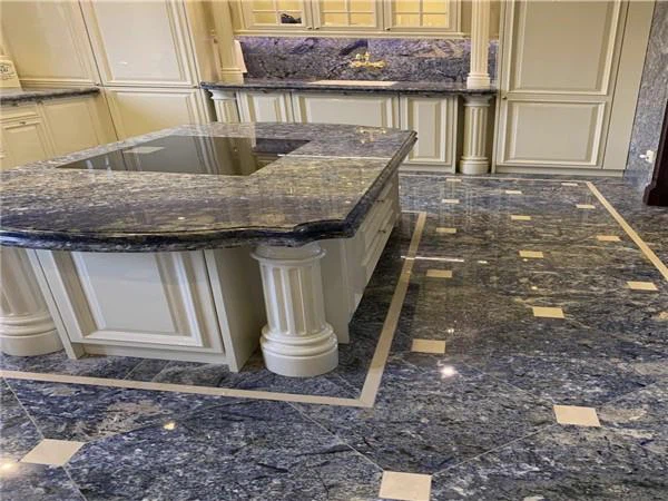 blue bahia granite countertops