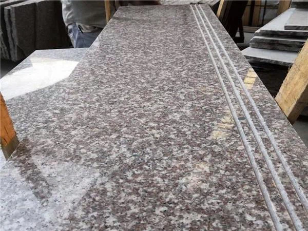 brown granite tile G664 granite polished stair tread