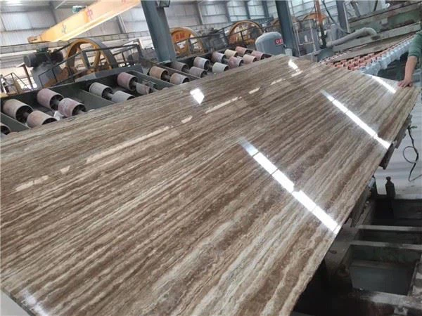 Brown Travertine Slabs