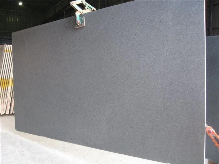 dark grey G654 granite slabs honed slab