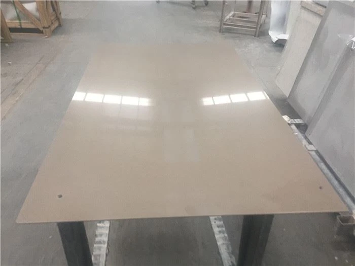 light brown quartz countertop for kitchen