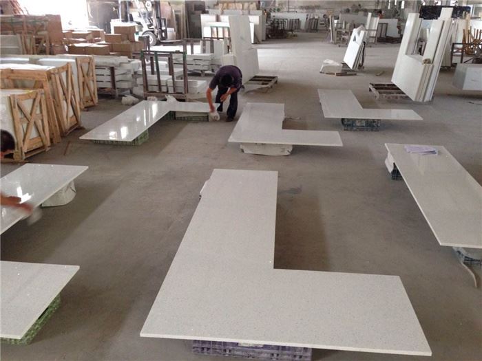 starlight white quartz bathroom kitchen top