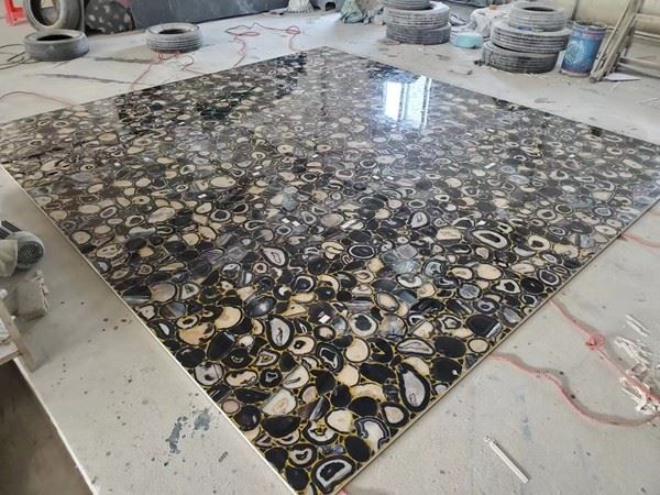 Black Semi Precious Stones tiles