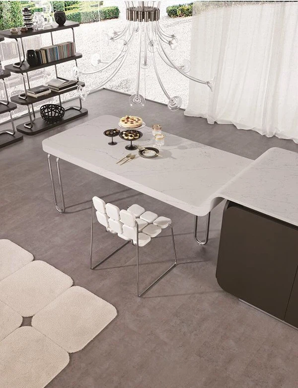 Blanco Venato Quartz table top
