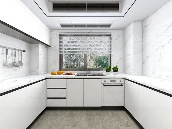 Calacatta Rocky Quartz countertops